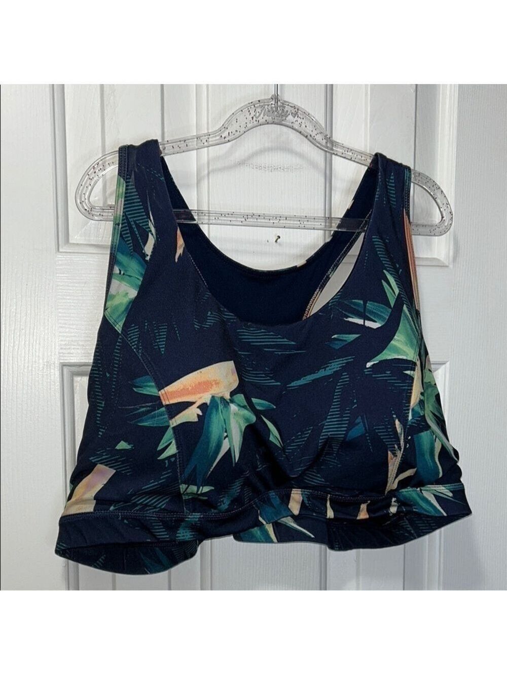 Terez Tropical Sports Bra W/ Padded Cups